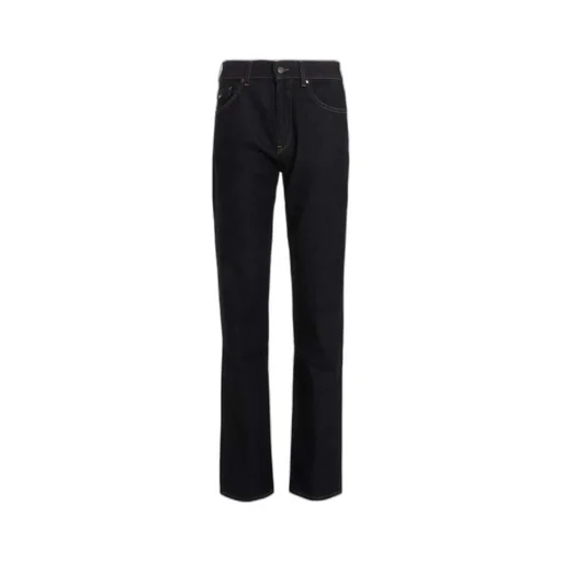 Mid-Rise Straight-Leg Jeans
