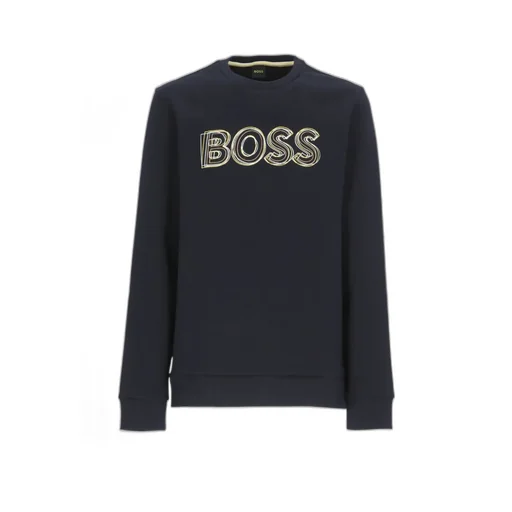 Layered Logo Embroidered Sweatshirt