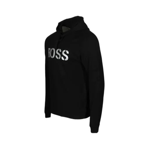 Logo Print Drawstring Hoodie