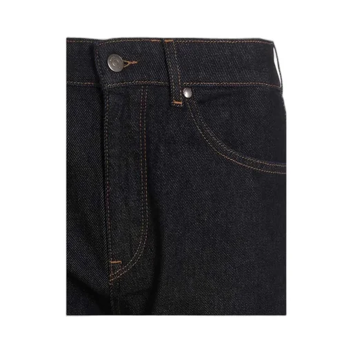 Mid-Rise Straight-Leg Jeans