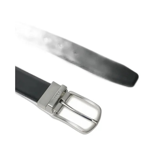 Logo Engraved Buckle Belt