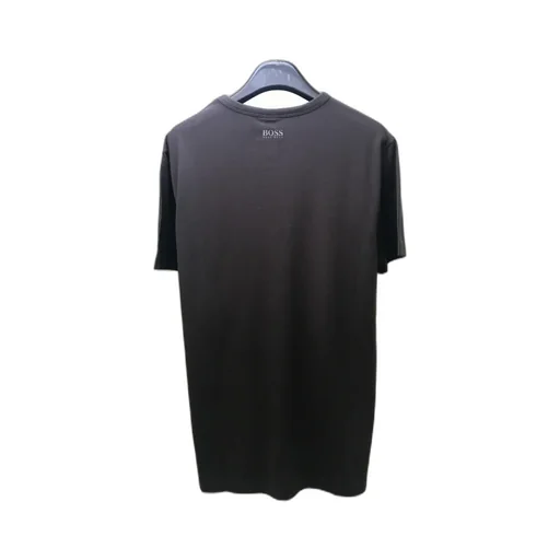 Open-Necked Black Shirt