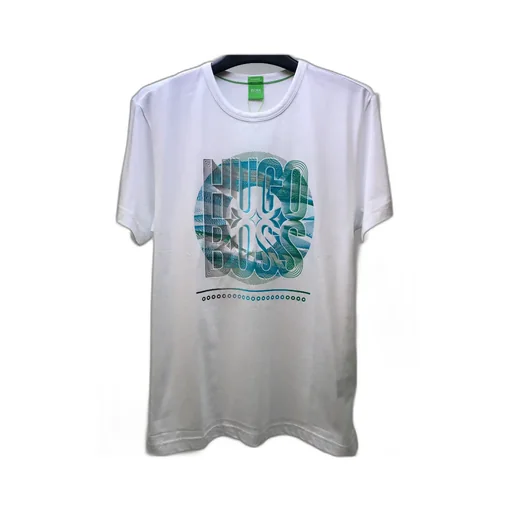 Printed Round-Collar Short-Sleeved T-Shirt