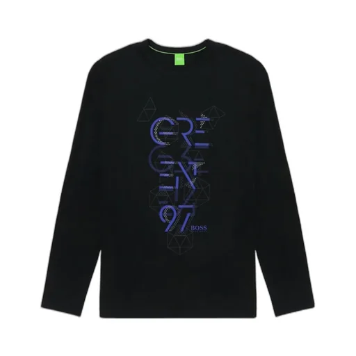T-Shirt With Round Neck And Long Sleeves