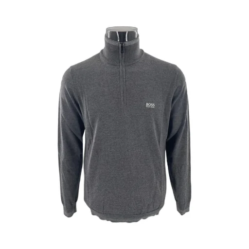 Zippered Long-Sleeved Sweater