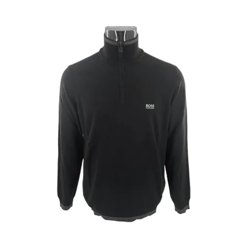 Zippered Long-Sleeved Sweater