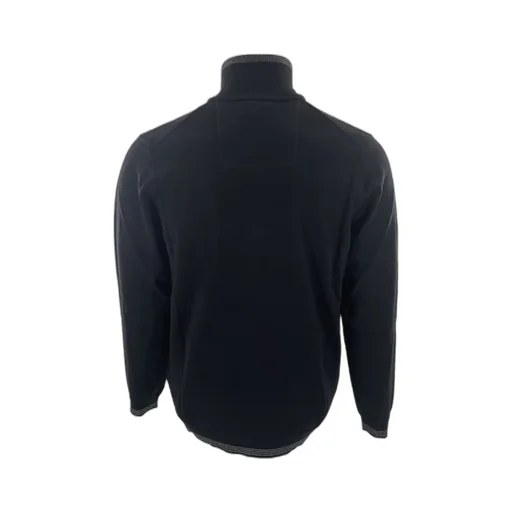 Zippered Long-Sleeved Sweater