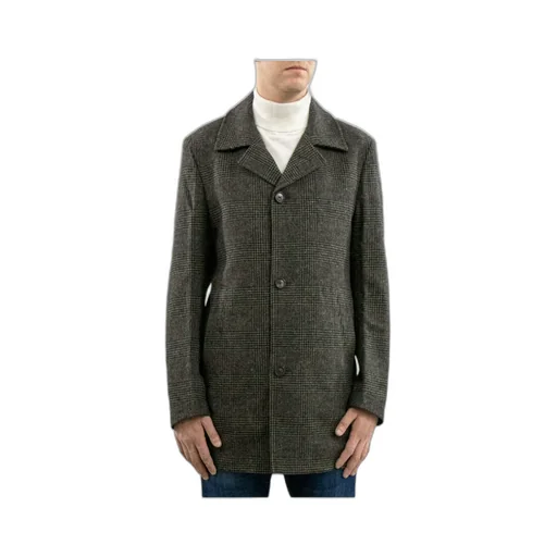 Plaid Long-Sleeved Coat