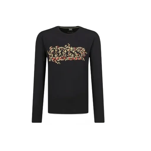 Logo Embroidered Long-Sleeved T-Shirt