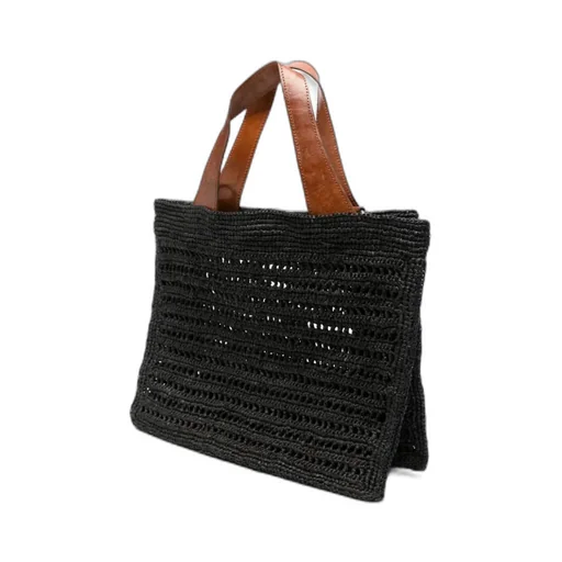 Nosy Straw Tote Bag
