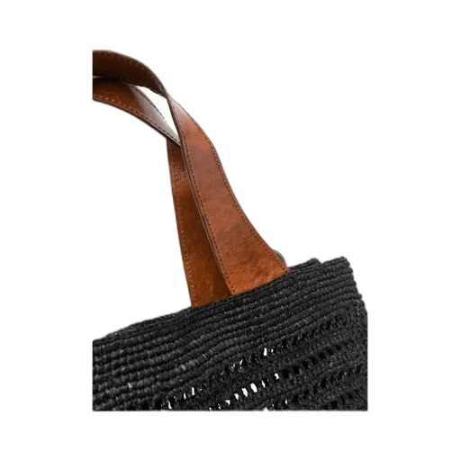 Nosy Straw Tote Bag