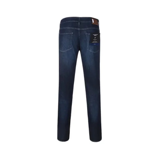 Straight-Leg Denim Jeans