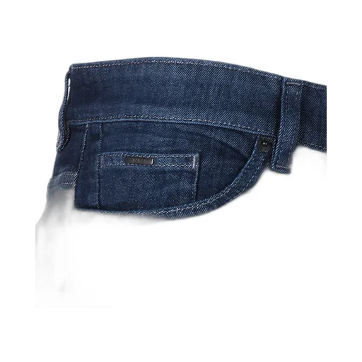 Straight-Leg Denim Jeans