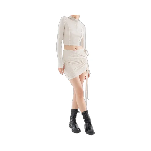 Wrap Cut Skirt