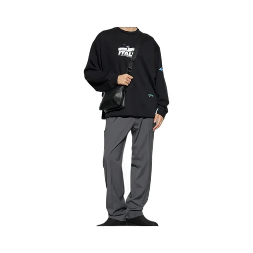 Crew Neck Printed Sweatshirt
