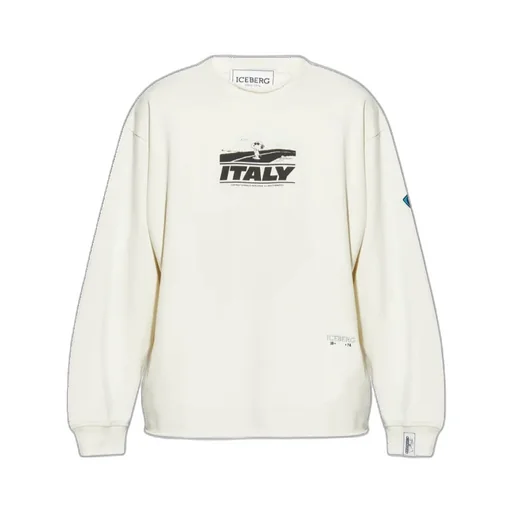 Crew Neck Printed Sweatshirt