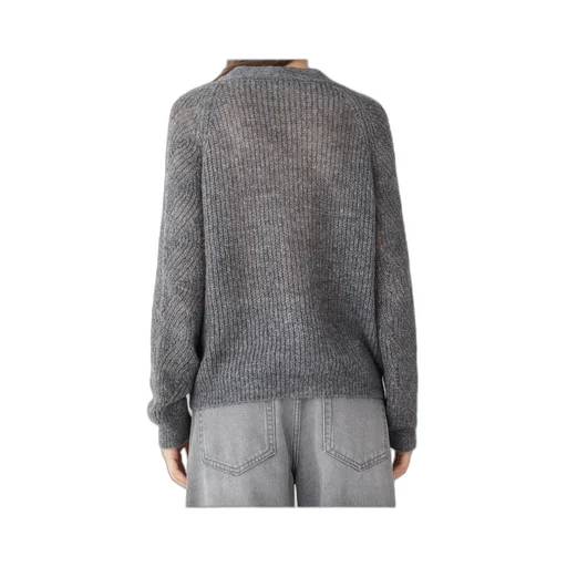 Long-Sleeved Knitted Cardigan