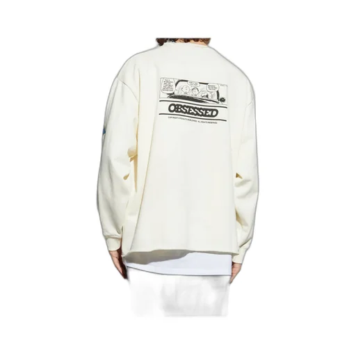 Crew Neck Printed Sweatshirt