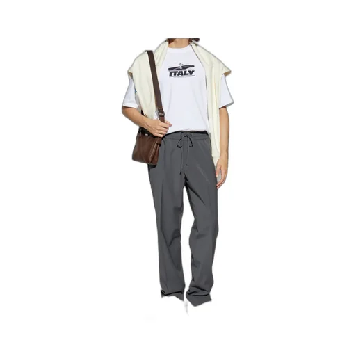 Crew Neck Printed Sweatshirt