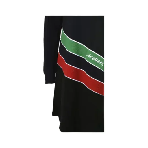 Asymmetrical Logo Dress