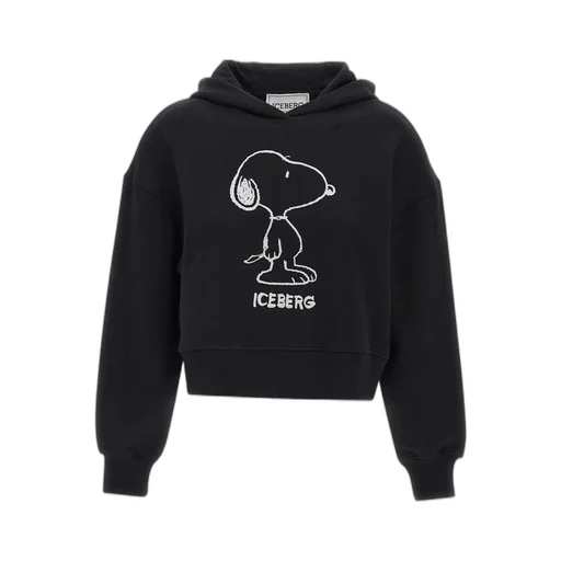 Logo Printed Long Sleeved Hoodie