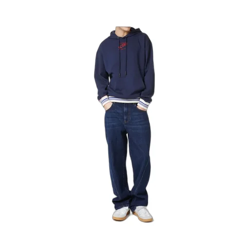 Logo Embroidered Hooded Sweatshirt