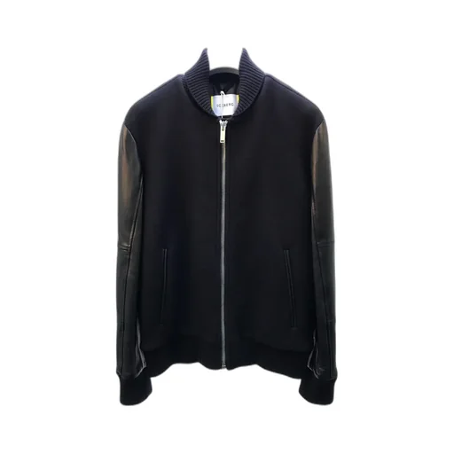 Splicing Details Baseball Jacket