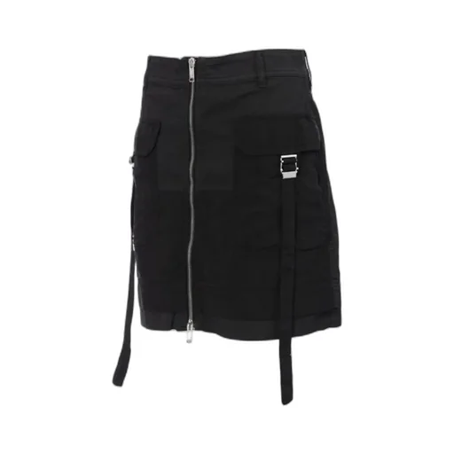 Zip-Detail Skirt
