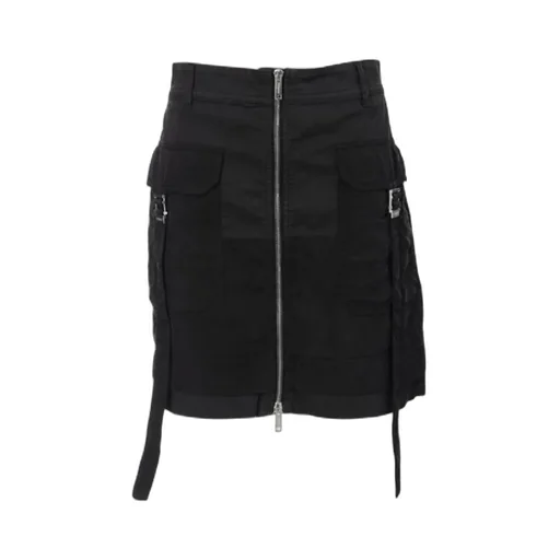 Zip-Detail Skirt