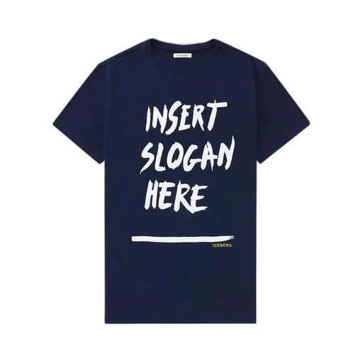 Round Collar Logo T-Shirt