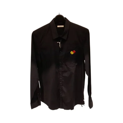 Single-Breasted Long-Sleeved Shirt