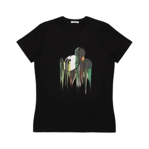 Printed T-Shirt With Round Neck