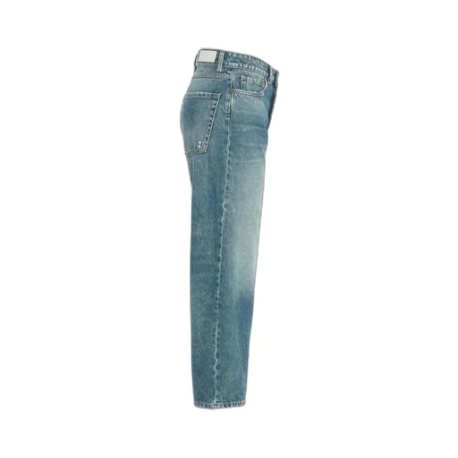 Denim Trousers With Belt Loops