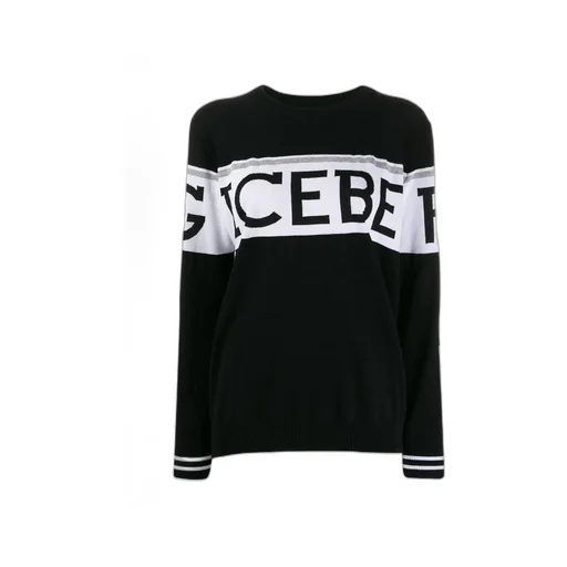 Knit Logo Print Jumper