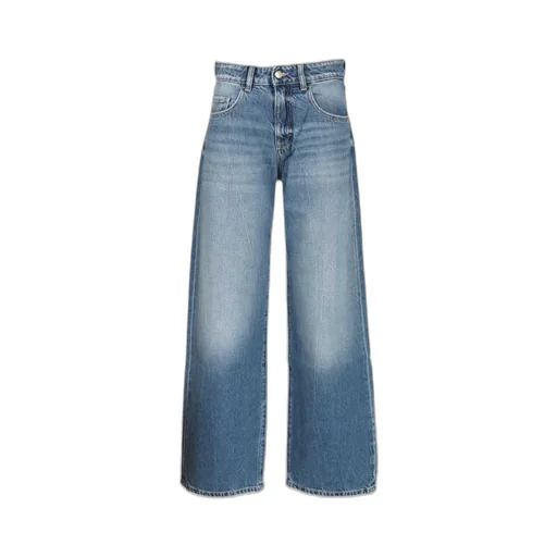 Low-Waisted Wide-Leg Jeans