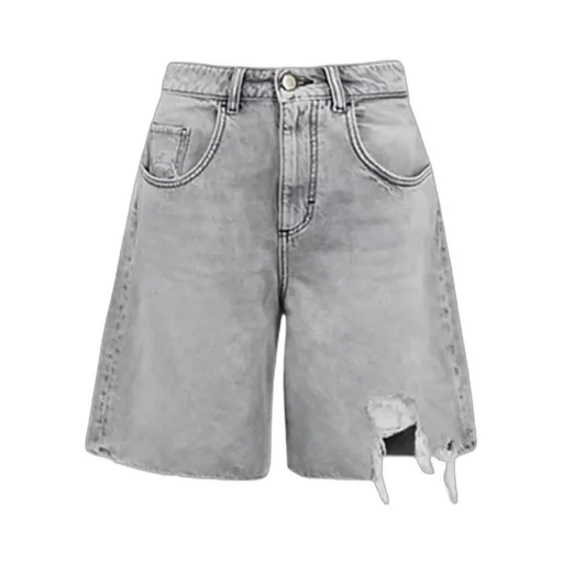 Lea Ripped Bermuda Shorts