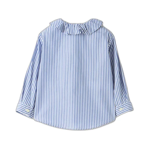 Ruffle Striped Shirt
