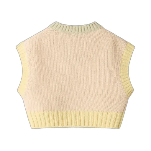 V-Neck Ribbed Top