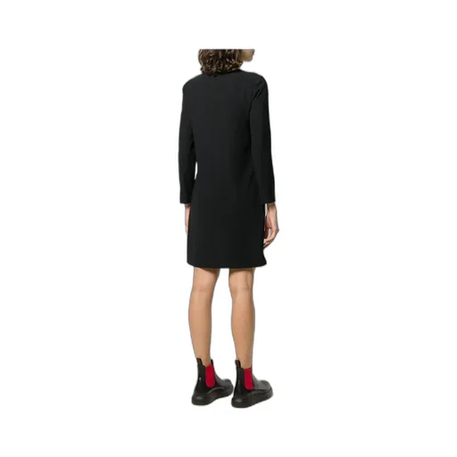 Logo Ribbon Medium-Length Dress