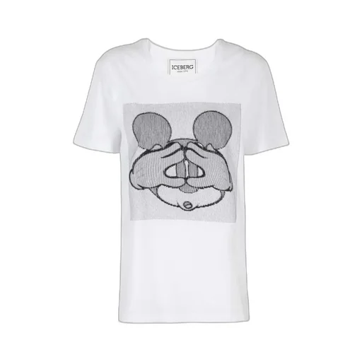 Cartoon-Print Crew-Neck T-Shirt