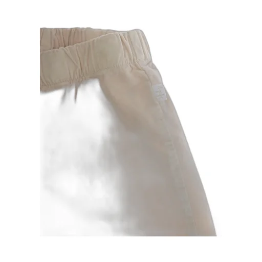 Elasticated-Waist Flared Trousers