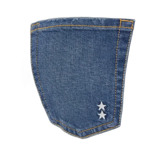 Flared Jeans With Rear Logo Patch
