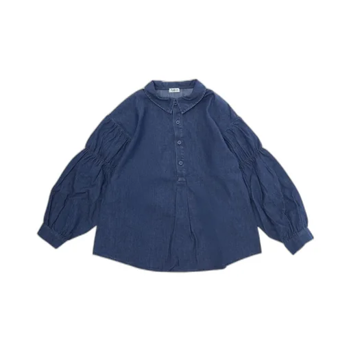 Ruched Bottoned Top