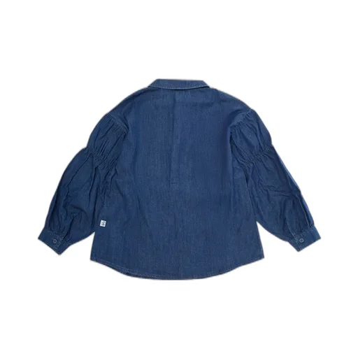Ruched Bottoned Top