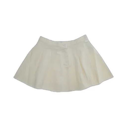 Pleat Detailed Elasticated Waistband Skirt