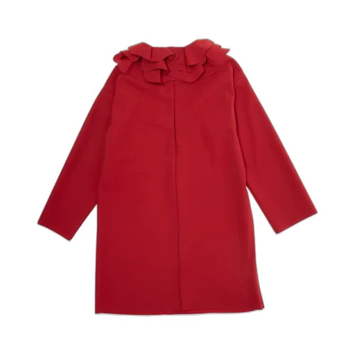 Layered Ruffled Straight Hem Dress