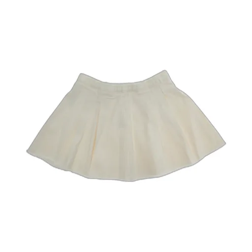 Pleat Detailed Elasticated Waistband Skirt
