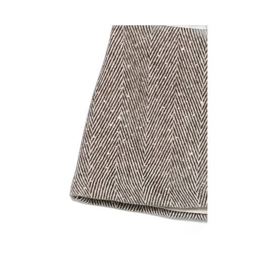 Herringbone-Pattern Skirt