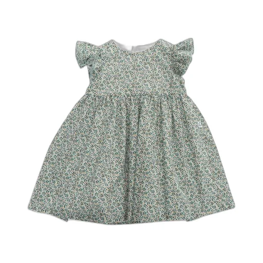 Floral-Printed Crewneck Dress