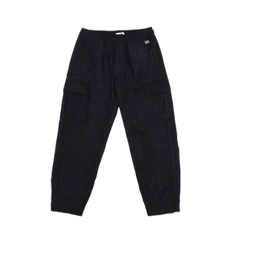 Pinstriped Twill Trousers